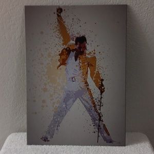 Freddie Mercury Queen Lead Singer Displate Aluminum Sign Wall Art
